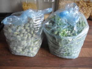 Frozen broadbeans & peas